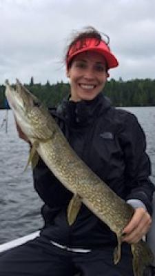 Great BIG Northern Pike Smile Fishing at Fireside Lodge in Canada