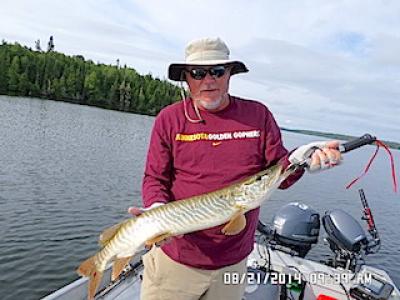 Tiger Musky Fishing is Super at Fireside Lodge in Canada