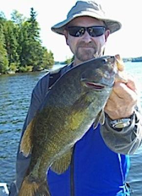 Big September Smallmouth Bass Fishing at Fireside Lodge in Canada