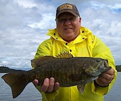 Giant Smallmouth Bass Trophies Fishing at Fireside Lodge in Canada
