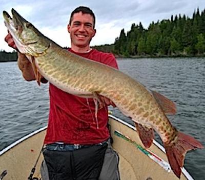 BIG Fall Trophy Fishing for Muskie at Fireside Lodge in Canada