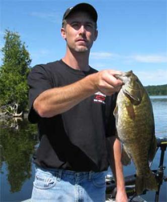 huge smallmouth bass in ontario lakes