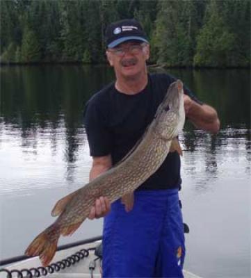 fish big northern pike in canada