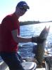 father & son northern pike fishing lodge in Canada