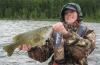 big 17-inch smallmouth bass fishing at lodges in Canada