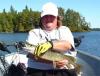 women northern pike fishing lodge in Canada