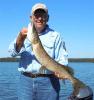 Brother Sister fishing northern pike at canada lodges