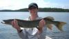 women fishing muskie in canada