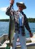 BIG Muskie in a Day fishing at Fireside Lodge in Canada