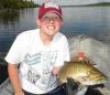 Kids Fishing Smallmouth Bass at Fireside Lodge Canada