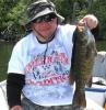 Big Smallmouth Bass in Canada Fishing at Fireside Lodge