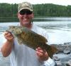 Trophy Smallmouth Bass by Rodney Osborne Fishing at Fireside Lodge Canada