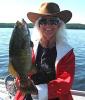 Ladies Fly-Fishing for Trophy Smallmouth Bass at Lodges Canada