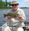 Trophy Fly Fishing Smallmouth Bass at Fireside Lodge Canada by Steve