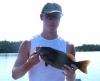 19-inch Trophy Smallmouth Bass by Connor Fishing at Fireside Lodge Canada