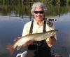 1st Muskie Fly Fishing at Fireside Lodge Canada