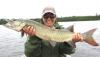 Ladies Musky Fishing at Fireside Lodge in Canada by Helen Knowles