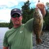 18.5 inch Trophy Smallmouth Bass Fishing at Fireside Lodge Canada