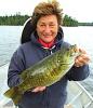 18 inch Trophy Smallmouth Bass Fishing Fireside Lodge Canada by Rosanna