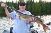 GREAT Northern Pike Fishing at Fireside Lodge Canada by Walt