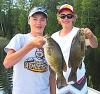 Double Trophy Smallmouth Bass Catch at Fireside Lodge Canada