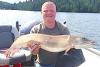Trophy 44.5-inch Muskie Fishing Fireside Lodge Canada by Ben