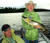 Friends Fishing Northern Pike at Fireside Lodge in Canada