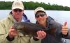 Thumbs Up Trophy Smallmouth Bass Fishing at Fireside Lodge in Canada