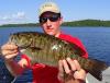 BIG Barred Trophy Smallmouth Bass Fishing at Fireside Lodge in Canada