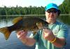 Jigging for Trophy Smallmouth Bass at Fireside Lodge in Canada