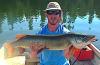 Great 34-inch Musky caught Fishing at Fireside Lodge in Canada