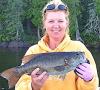 Ladies Special Trophy Smallmoith Bass Fishing at Fireside Lodge in Canada