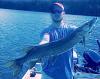 Proud BIG Muskie catch Fishing at Fireside Lodge in Canada