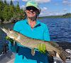 Super Northern Pike catch Fishing at Fireside Lodge in Canada