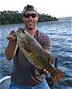 Humongous Trophy Smallmouth Bass Fishing at Fireside Lodge in Canada