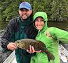 Trophy 19.5-inch Smallmouth Bass Fishing at Fireside Lodge in Canada