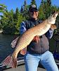 Near 50-inch Trophy Northern Pike Fishing at Fireside Lodge in Canada