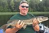 One Of Many Northern Pike Family Fishing at Fireside Lodge in Canada
