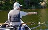Fishing Northern Pike in a Canoe at Fireside Lodge in Canada