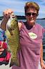 Sister Brother Trophy Smallmouth Bass Fishing at Fireside Lodge in Canada