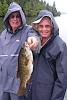 Rainy Day Trophy Smallmouth Bass Fishing at Fireside Lodge in Canada