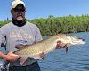 BIG Hefty Muskie Fishing at Fireside Lodge in Canada