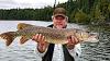 GIANT 38-inch Northern Pike Fishing at Fireside Lodge in Northwest Ontario Canada