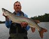 Nice Muskie Fishing at Fireside Lodge in Northwest Ontario Canada