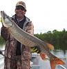 BIG Bodied Muskie Fishing at Fireside Lodge in Northwest Ontario Canada