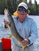 Northern Pike on The Fly Fishing in Sunset Country Ontario Canada