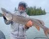 Rainy Day Trophy Northern Pike Fishing at Fireside Lodge in Ontario Canada