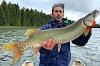 Nice BIG Muskie Fishing at Fireside Lodge in Northwest Ontario Canada