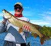 Beautiful Fall Fishing for BIG Northern Pike in Ontario Canada