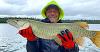 One of 4 Muskie in 1 Day Fishing in Ontario Canada